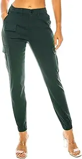 [LONGBIDA] Women's Cargo Jogger Pants Casual High Waist Hiking Sweatpants
