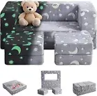 Kids Couch, Glow in The Dark Modular Kids Explore Sofa