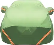Full Car Cover Compatible with Ford Mustang 2005-2024, Waterproof Breathable Rain Snow Proof for Outside Storage(Green)