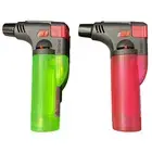 2 x Zengaz large Single Jet translucent Lighter gas Refillable lockable flame