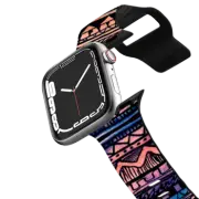 Apple Watch Series 7-9 (41mm) Impact Band Sunset Aztec Pattern