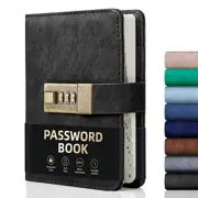 Password Book with Lock and Alphabetical Tabs for Computer Internet Address
