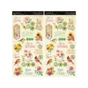 GRAPHIC 45 ~ SEASON TO CELEBRATE ~ Sticker Set