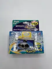 Walgreens 35mm Single Use Waterproof Disposable Camera 800 ISO Film 27 Exposures