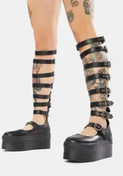 [Lamoda] Rising Platform Gladiator Sandals