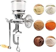Manual Corn Mill Grain Grinder, Hand High Hopper Milling Machine, Stainless Steel Rice Coffee Soybeans Pepper Chickpeas, Cast Iron Wheat Grinder for Home, Kitchen