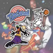 Space Jam 1996 Tune Squad Sticker Pack (Bugs Bunny & Daffy Duck) Looney Tunes