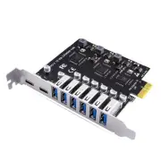 5X(USB 3.2 and Type C PCI-E Expansion Card PCIE to USB Controller 6Port +5788