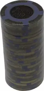 Poker Chips (25) $10 Tangiers 16 gram Brass insert Clay Composite *