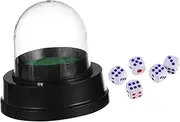 ibasenice Electric Dice Cup Bar Automatic Dice Roller Cup with Dice No Battery for Party Game Supplies