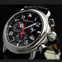 在飛比找PChome24h購物優惠-AEROWATCH 瑞士愛羅錶 石英錶 - A83939 A