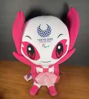 15” Japan Tokyo 2020 Paralympic Games Olympic Mascot Pink Plush