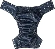 Ｂｅｓｇａ Reusable Adults Cloth Diapers Wraps Breathable Lining Quick to Dry Reusable Sturdy Leak Protection Incontinence Pants, Spaceman XXL