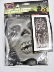 Totally Ghoul Halloween Lights & Sound Door Panel Motion Activated 6 Ft. NEW