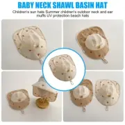 Kids Sun Protections Hat with Neck Cover Beach Hat Toddler Sun Shield Hat Gift