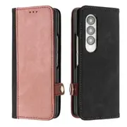 For Samsung Galaxy Z Fold4 5G Leather Phone Case With Side Buckle