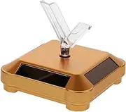 HEALEEP Solar Powered Rotating Jewelry Display Stand Sturdy Turntable for Watches Phones Glasses Easy Installation Engaging Showcase for Retail Environments