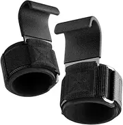 STARTIST 2X Weight Lifting Hooks Wrist Padded for Men Women Heavy Duty Lifting Wrist Straps for Deadlift Shrugs Powerlifts Pull up Bar