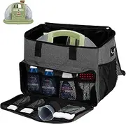 Carrying Case Compatible with Bissell Carpet and Upholstery Cleaner 1400B/3353,Steam Cleaner Storage Bag with Removable Divider Ideal Carrying Case for Carpet and Upholstery Cleaner(Bag Only)