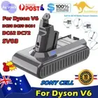 6400mAh Battery For Dyson V6 Animal DC58 DC59 DC61 DC62 DC72 DC74 SV06 SV09 HEPA