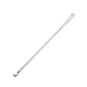 Lab Micro Sampling Reagent Spoon 2 in 1 Stainless Steel Mixing Spatula 15cm 2Pcs