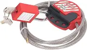 Safety Padlock Set Sturdy Cable Lockout for Industrial Workers
