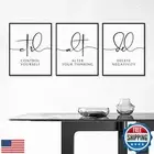 Set Of 3 Prints, Ctrl Alt Del, Motivational Decor, Office Wall Art, Inspirati