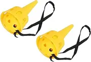 Catch Ball Game, Throw and Catch Ball Fine Workmanship 2 Set for Home (Yellow)