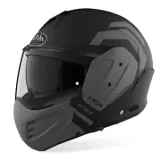 Helmet Modular Reversible AIROH Mathisse Illusion Black Anthracite Matt