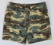 Men's Brixton Stretch Water Repellent Camo Camoflauge 18" Voyage Shorts