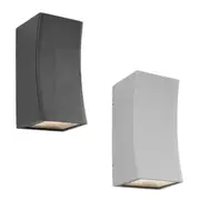 Ramada Outdoor LED Wall Light 2Lt in Charcoal or Silver