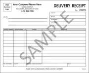 1000 Custom Shipment Delivery Receipts / 2 Part Carbonless / TMG041
