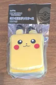 Pokemon Center Japan Card Plush Deck Box Case Pikachu New