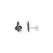 Buy Snake small ear studs with black zirconia by Thomas Sabo online - THOMAS SABO Australia