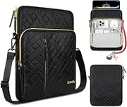 Lacdo Tablet Sleeve Bag for 11 inch iPad A16 / 11 inch IPad Air M3 M2 / 11 Inch ipad Pro M4 / 10.9" ipad / 10.2" Ipad/IPAD Air 5 4, Samsung Galaxy Tab A9+ Tablet Shoulder Bag Carrying Case,Black