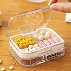 Pill Organization Container Portable 3-in-1 Cutter Storage Box