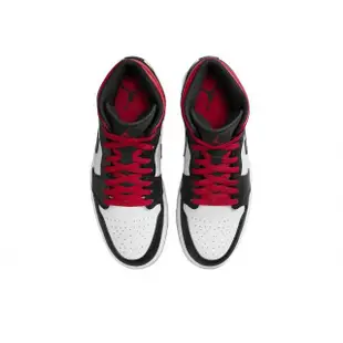 【NIKE 耐吉】Air Jordan 1 Mid Gym Red Black Toe 黑白紅 DQ8426-106