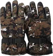 [TEMPNAP] Cycling Gloves Touchscreen Cold Long Waterproof Gloves Winter Gloves Men Waterproof Biking Thermal Fleece Gloves Warmer Cycle Gloves Work Rain Cloth