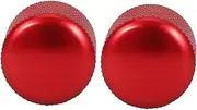 BESTonZON 2pcs Metal Guitar Volume Knobs Bass Volume Metal Knob Guitar Potentiometer Caps Tone Control Caps