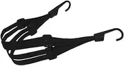 FELTECHELECTR Motorcycle Helmet Luggage Elastic Rope Strap Bungee Net with Hooks for Fuel Tank and Gear Heavy Duty Elastic Net Belt for Motorcycles Bikes and Electric Vehicles Black