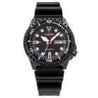 Citizen Automatic Black Dial NH8385-11E Rubber Strap Men's Watch