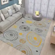 3D Hand Drawn Circles NAO2766 Game Rug Mat Elegant Photo Carpet Mat Fay