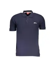 Slazenger Classic Fit Polo Shirt Short Sleeves Men Navy