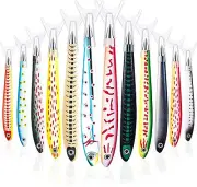 Outus Fish Pen Ballpoint Pens Cute 1 Count (Pack of 12), Multicolor
