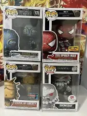 Funko Pop Set Of 4 With Pop Protectors