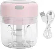 Mini Electric Garlic Chopper - 250ml Cordless Portable Ginger Garlic Chopper Food Chopper for Onions Chili Meat