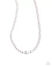 Paparazzi Flight Like A Pearl Pink Necklace NWT