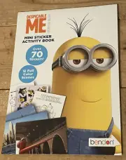 NEW Bendon Despicable Me Mini sticker activity book 70+ stickers Minions