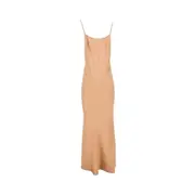 [THE ANDAMANE] THE ANDAMANE 'Ninfea' long slip dress Woman 38 38 Beige
