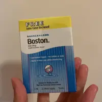 在飛比找蝦皮購物優惠-博士倫 Boston博視頓 附盒子 酵素除蛋白清潔液 硬式隱